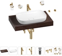 Раковина Wellsee 60 см со столешницей 80 смCroquisв наборе 10 в 1 201007958