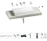 Раковина Wellsee 75 см со столешницей 120 смPure BY201011686 в наборе 9 в 1 201011686 1