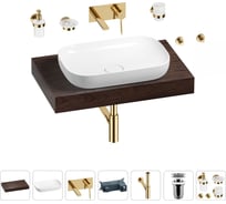 Раковина Wellsee 60 см со столешницей 80 смCroquisв наборе 9 в 1 201007968