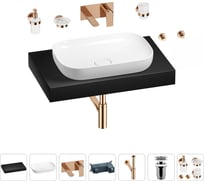 Раковина Wellsee 60 см со столешницей 80 смCroquisв наборе 9 в 1 201008004