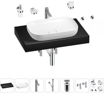 Раковина Wellsee 60 см со столешницей 80 смCroquisв наборе 10 в 1 201007996