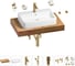 Раковина Wellsee 60 см со столешницей 80 см Halcyon 201011933 в наборе 10 в 1 1