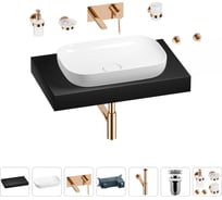 Раковина Wellsee 60 см со столешницей 80 смCroquisв наборе 9 в 1 201008009