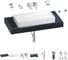 Раковина Wellsee 75 см со столешницей 100 смPure BY201011581 в наборе 9 в 1 201011581 1