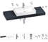 Раковина 70 см со столешницей 140 см Wellsee Graceful Pro в наборе 10 в 201012761 1
