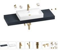 Раковина 70 см со столешницей 140 см Wellsee Graceful Pro в наборе 10 в 201012768