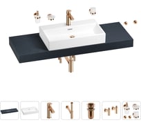 Раковина 70 см со столешницей 140 см Wellsee Graceful Pro в наборе 10 в 201012764