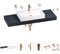 Раковина 70 см со столешницей 140 см Wellsee Graceful Pro в наборе 10 в 201012769