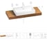 Раковина 70 см со столешницей 120 см Wellsee Graceful Pro в наборе 10 в 201012715 1