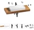 Раковина 75 см со столешницей 120 см Wellsee Pure BY Wellsee в наборе 10 в 201011717 1
