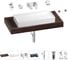 Раковина Wellsee 75 см со столешницей 100 смPure BY201011621 в наборе 9 в 1 201011621 1