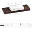 Раковина Wellsee 70 см со столешницей 140 смGraceful Proв наборе 10 в 1 201012785 1