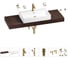Раковина Wellsee 70 см со столешницей 140 смGraceful Proв наборе 10 в 1 201012783 1