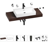 Раковина Wellsee 70 см со столешницей 120 смGraceful Proв наборе 10 в 1 201012722