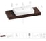Раковина Wellsee 70 см со столешницей 120 смGraceful Proв наборе 10 в 1 201012725 1