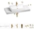 Раковина 70 см со столешницей 120 см Wellsee Graceful Pro в наборе 10 в 201012733 1