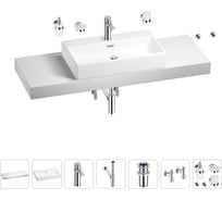 Раковина 70 см со столешницей 140 см Wellsee Graceful Pro в наборе 10 в 201012796