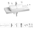 Раковина 70 см со столешницей 120 см Wellsee Graceful Pro в наборе 10 в 201012731 1