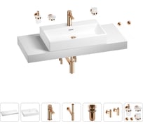 Раковина 70 см со столешницей 120 см Wellsee Graceful Pro в наборе 10 в 201012739