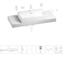 Раковина 70 см со столешницей 120 см Wellsee Graceful Pro в наборе 10 в 201012740
