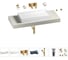 Раковина Wellsee 75 см со столешницей 120 смPure BY201011683 в наборе 9 в 1 201011683 1