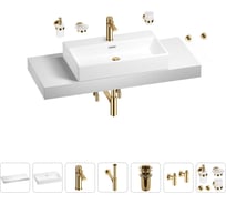 Раковина 70 см со столешницей 120 см Wellsee Graceful Pro в наборе 10 в 201012738