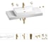Раковина 70 см со столешницей 120 см Wellsee Graceful Pro в наборе 10 в 201012738 1