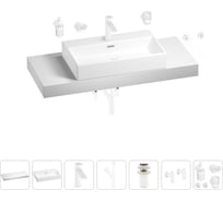 Раковина 70 см со столешницей 120 см Wellsee Graceful Pro в наборе 10 в 201012735