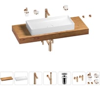 Раковина 75 см со столешницей 120 см Wellsee Pure BY Wellsee в наборе 10 в 201011719