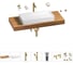 Раковина 75 см со столешницей 120 см Wellsee Pure BY Wellsee в наборе 10 в 201011713 1