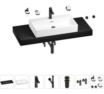 Раковина 70 см со столешницей 120 см Wellsee Graceful Pro в наборе 10 в 201012747