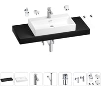 Раковина 70 см со столешницей 120 см Wellsee Graceful Pro в наборе 10 в 201012741