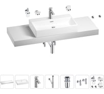 Раковина 70 см со столешницей 140 см Wellsee Graceful Pro в наборе 10 в 201012791