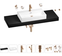 Раковина 70 см со столешницей 140 см Wellsee Graceful Pro в наборе 10 в 201012809