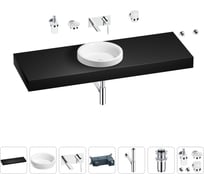 Раковина 40 см со столешницей 140 см Wellsee Doux в наборе 9 в 1 201009986