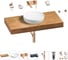Раковина 42 см со столешницей 100 см Wellsee Chalice Perfection в наборе 9 в 1 201010169 1