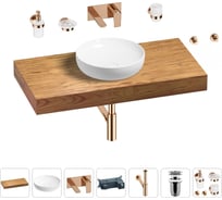 Раковина 42 см со столешницей 100 см Wellsee Chalice Perfection в наборе 9 в 1 201010164