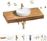 Раковина 42 см со столешницей 100 см Wellsee Chalice Perfection в наборе 10 в 1 201010553 1