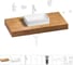 Раковина 42 см со столешницей 100 см Wellsee Pure BY Wellsee в наборе 10 в 1 201010835 1
