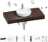Раковина Wellsee 42 см со столешницей 100 смChalice Perfectionв наборе 10 в 1 201010561 1