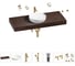Раковина Wellsee 42 см со столешницей 120 смChalice Perfectionв наборе 10 в 1 201010298 1
