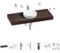 Раковина Wellsee 42 см со столешницей 120 смChalice Perfectionв наборе 10 в 1 201010296 1