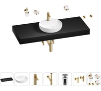 Раковина 42 см со столешницей 120 см Wellsee Chalice Perfection в наборе 10 в 1 201010648