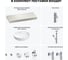Раковина Wellsee 42 см со столешницей 120 смChalice Perfectionв наборе 10 в 1 201010596 8