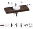 Раковина Wellsee 42 см со столешницей 120 смChalice Perfectionв наборе 10 в 1 201010627 1