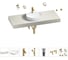 Раковина Wellsee 42 см со столешницей 120 смChalice Perfectionв наборе 10 в 1 201010593 1