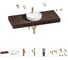 Раковина Wellsee 42 см со столешницей 120 смChalice Perfectionв наборе 10 в 1 201010628 1