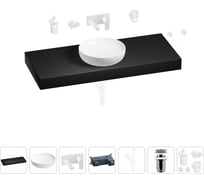 Раковина 42 см со столешницей 120 см Wellsee Chalice Perfection в наборе 9 в 1 201010345