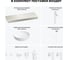 Раковина Wellsee 42 см со столешницей 140 смChalice Perfectionв наборе 10 в 1 201010355 8