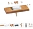 Раковина 42 см со столешницей 120 см Wellsee Pure BY Wellsee в наборе 9 в 1 201010929 1